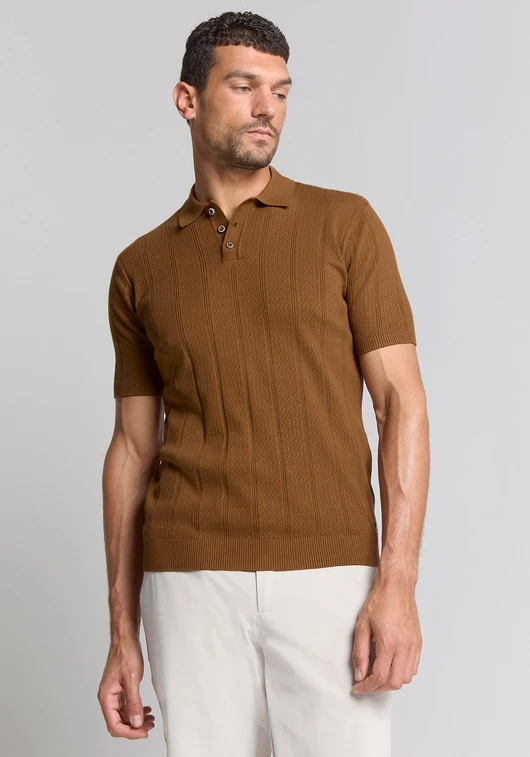 No Excess Pullover Short Sleeve Polo Button S 28240450