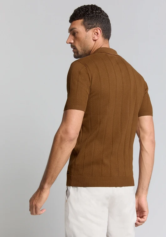 No Excess Pullover Short Sleeve Polo Button S 28240450