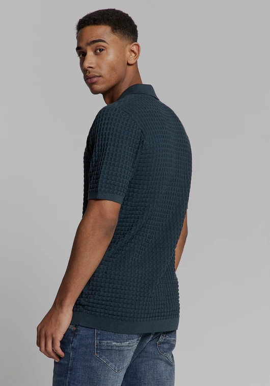 No Excess Pullover Short Sleeve Polo V Solid 27230363