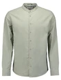 No Excess Shirt Granddad Solid With Linen 27470218SN
