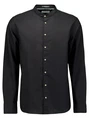 No Excess Shirt Granddad Solid With Linen 27470218SN