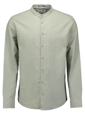 No Excess Shirt Granddad Solid With Linen 27470218SN