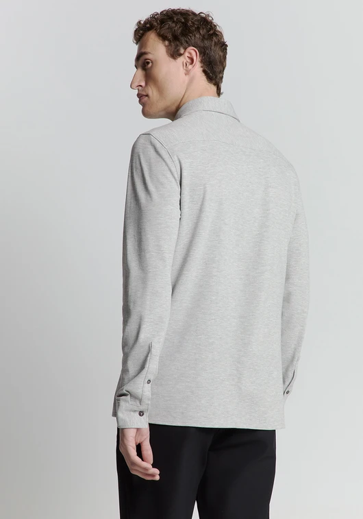 No Excess Shirt Jersey Melange Stretch 27410180