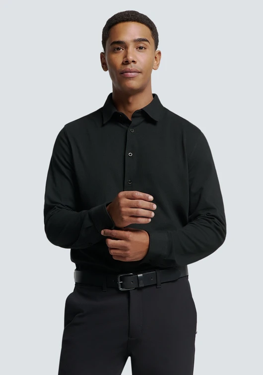 No Excess Shirt Jersey Pique Stretch N4186
