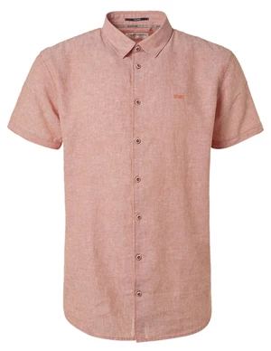 No Excess Shirt Short Sleeve 2 Colour Melange 19490317