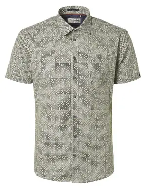 No Excess Shirt Short Sleeve Allover Printed 19460332