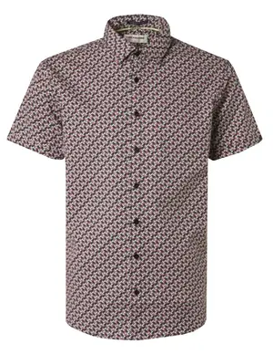 No Excess Shirt Short Sleeve Allover Printed 20460422