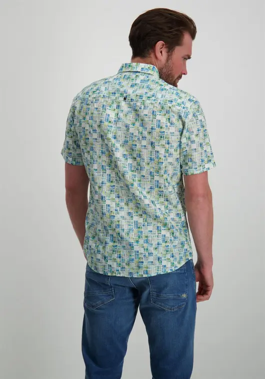 No Excess Shirt Short Sleeve Allover Printed 23440305