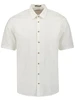 No Excess Shirt Short Sleeve Solid With Linen 27480321SN