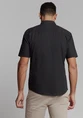 No Excess Shirt Short Sleeve Solid With Linen 27480321SN