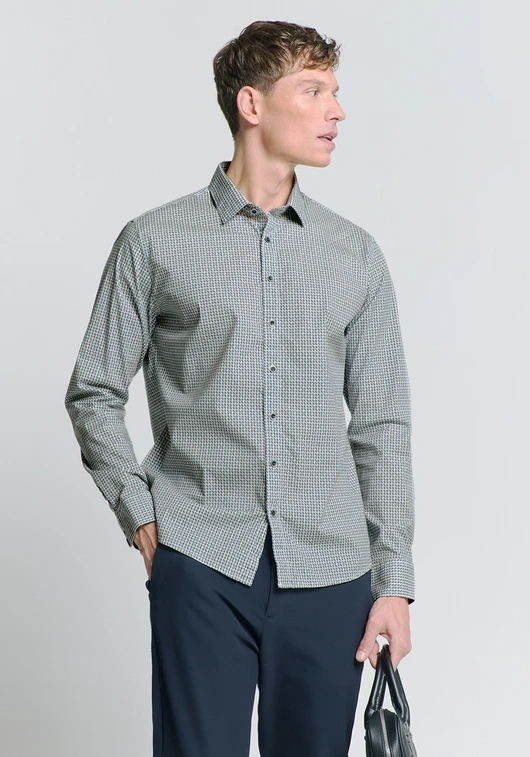 No Excess Shirt Stretch Allover Printed 27450234