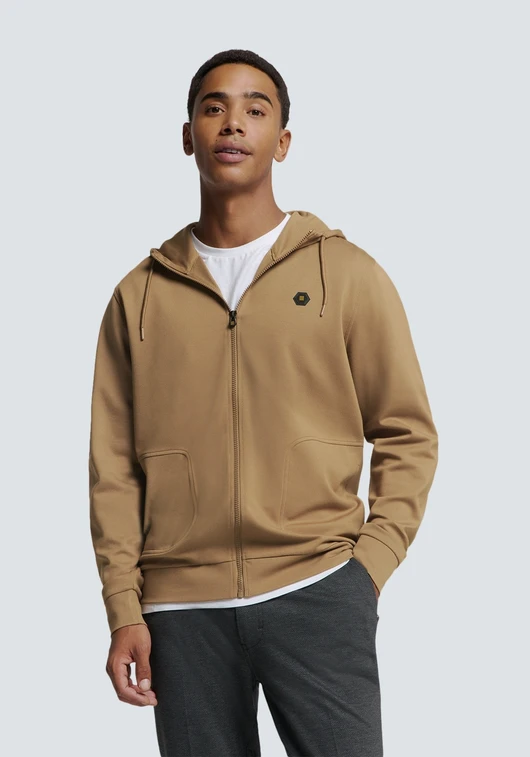 No Excess Sweater Full Zipper Hooded 25100803