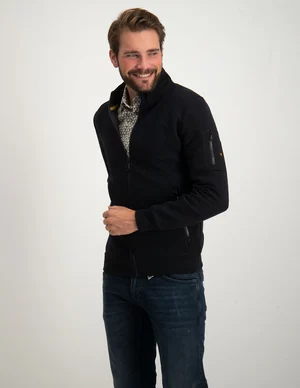 No Excess Sweater Full Zipper Jacquard Recycl 17100825SN