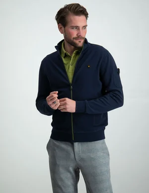 No Excess Sweater Full Zipper Twill Jacquard 19100224