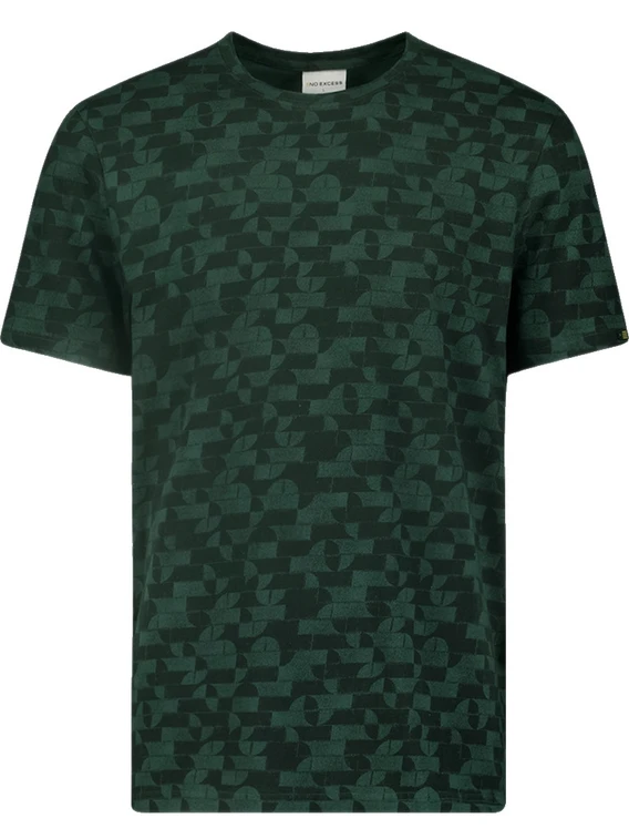 No Excess T-Shirt Crewneck Allover Printed Ga 25340709