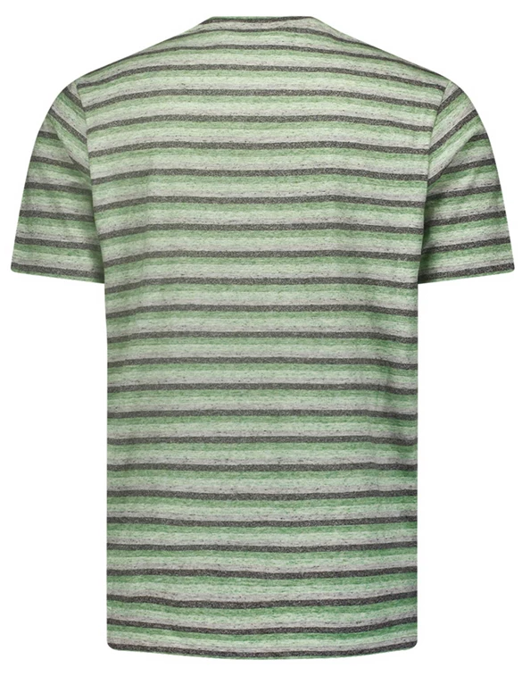 No Excess T-Shirt Crewneck Melange Stripes 23350329