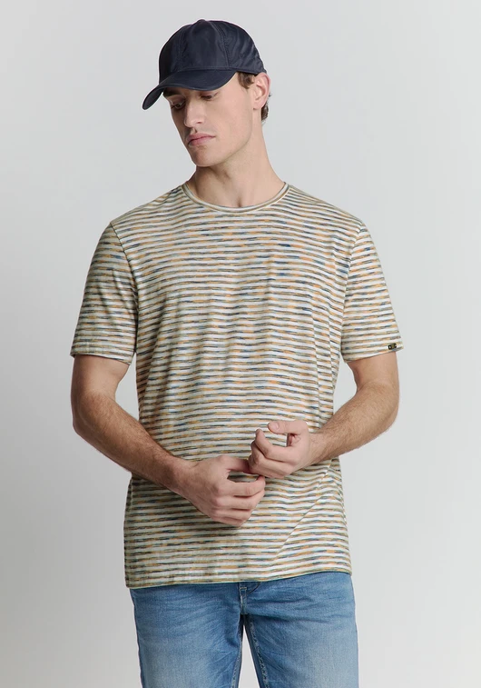 No Excess T-Shirt Crewneck Multi Coloured Mel 27340370SN