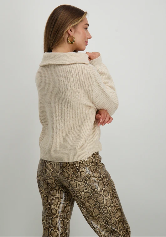 Only ONLBAKER L/S ZIP PULLOVER KNT NOOS 15247008