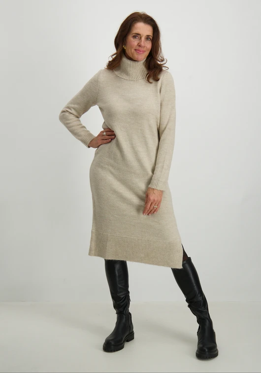Only ONLBRANDIE L/S ROLL NECK DRESS KNT NOOS 15214595