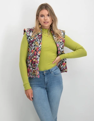 Only ONLCEMMA AOP QUILT VEST PNT 15311246