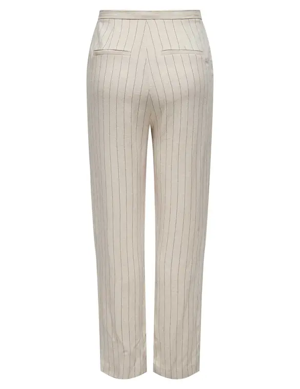 Only ONLDOLA HW PINSTR LINEN BL STR PANT 15318497