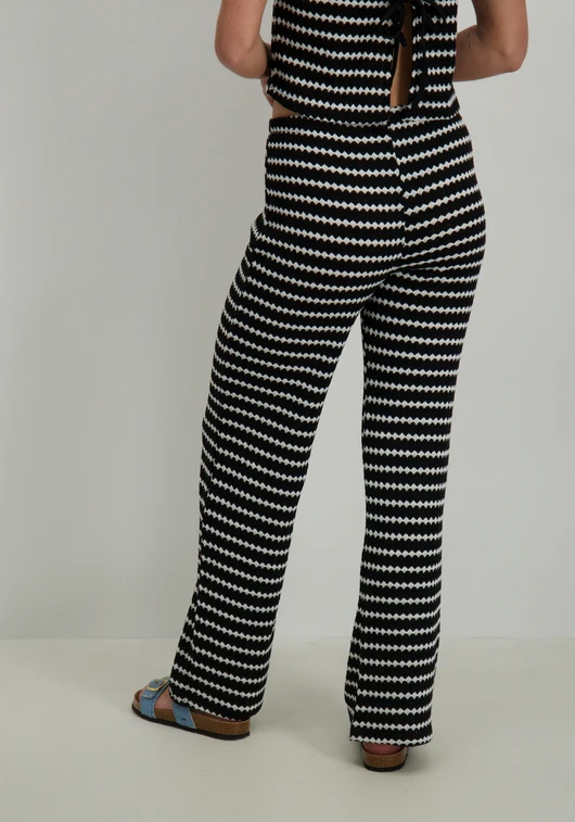 Only ONLEVA STRIPE WIDE LEG PANT CS JRS 15348629