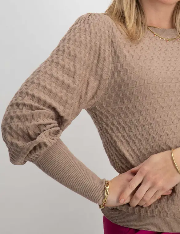 Only ONLFAYE L/S PUFFSLEEVE PULLOVER CC 15264797