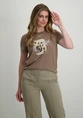 Only ONLFREE LIFE REG S/S LEAF TOP BOX J 15303212