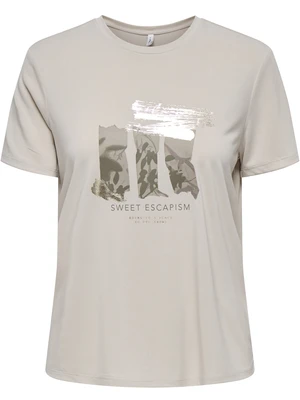Only ONLFREE LIFE REG S/S LEAF TOP BOX J 15303212