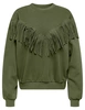 Only ONLFREY L/S O-NECK FRINGE SWT 15334016