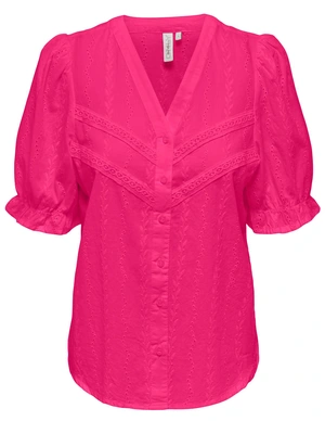 Only ONLFRIDA SS V-NECK BUTTON TOP WVN 15289913