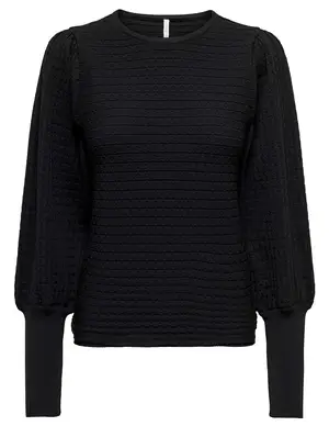 Only ONLGINNY LS PUFF ONECK CS KNT 15303629