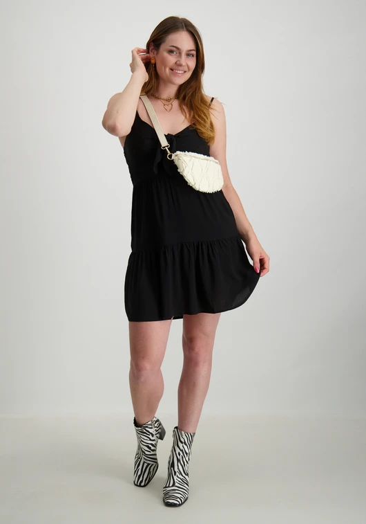 Only ONLJENNIE S/L KNOT SHORT DRESS EX P 15342739