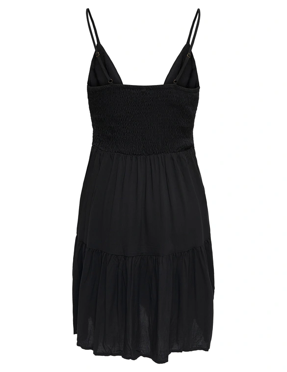 Only ONLJENNIE S/L KNOT SHORT DRESS EX P 15342739