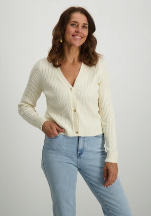 Only ONLKATIA LS CABLE V-NECK CARDI KNT 15310902