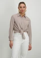 Only ONLLECEY LS STRIPE KNOT DNM SHIRT 15195910