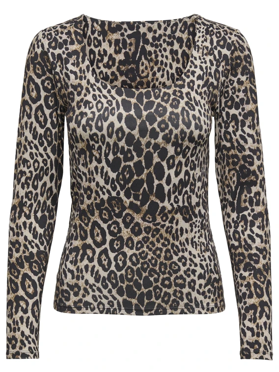 Only ONLLONE AOP L/S TWO WAY TOP JRS 15354789