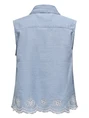 Only ONLMOON S/L BROD ANGLAISE DNM SHIRT 15348191