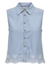 Only ONLMOON S/L BROD ANGLAISE DNM SHIRT 15348191