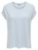 Only ONLMOSTER STRIPE S/S O-NECK TOP JRS 15206243