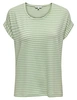Only ONLMOSTER STRIPE S/S O-NECK TOP JRS 15206243