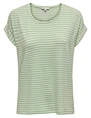 Only ONLMOSTER STRIPE S/S O-NECK TOP JRS 15206243