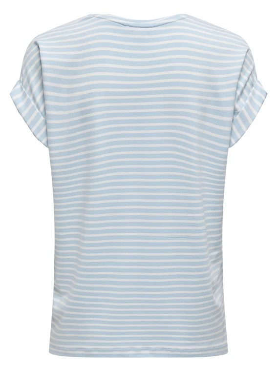 Only ONLMOSTER STRIPE S/S O-NECK TOP JRS 15206243