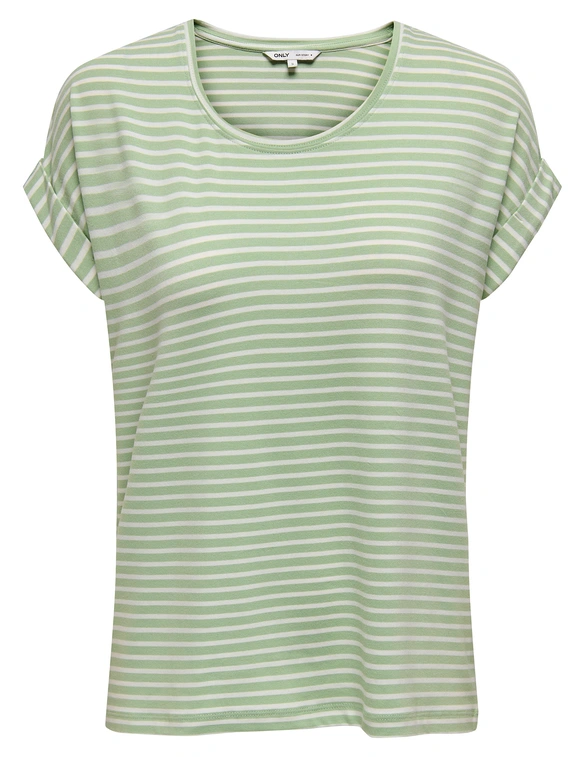 Only ONLMOSTER STRIPE S/S O-NECK TOP JRS 15206243