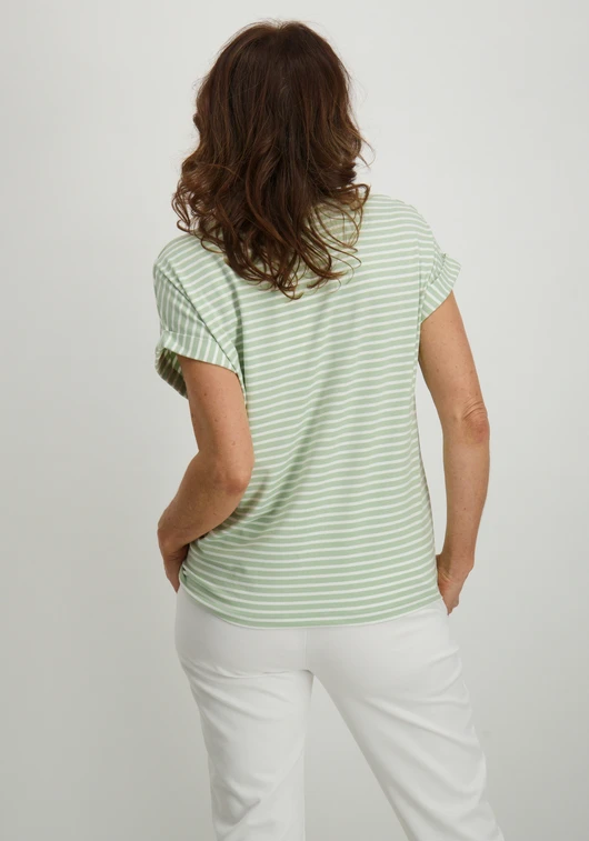 Only ONLMOSTER STRIPE S/S O-NECK TOP JRS 15206243