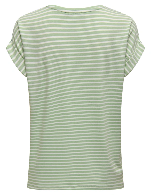 Only ONLMOSTER STRIPE S/S O-NECK TOP JRS 15206243