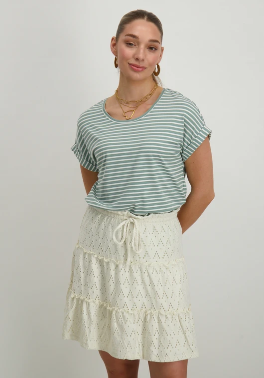 Only ONLMOSTER STRIPE S/S O-NECK TOP JRS 15206243