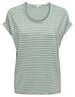 Only ONLMOSTER STRIPE S/S O-NECK TOP JRS 15206243