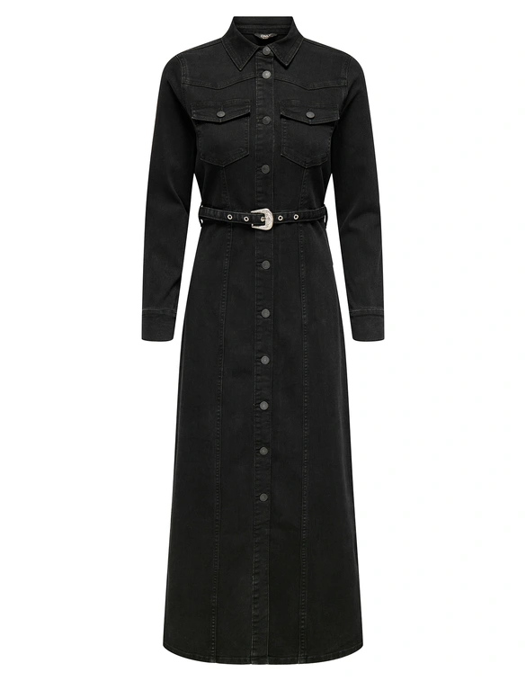 Only ONLMYTH LIFE BELT DNM MAXI DRESS P 15337235