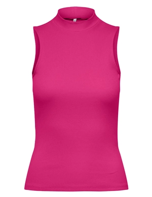 Only ONLNESSA S/L HIGHNECK RIB TOP JRS N 15227000